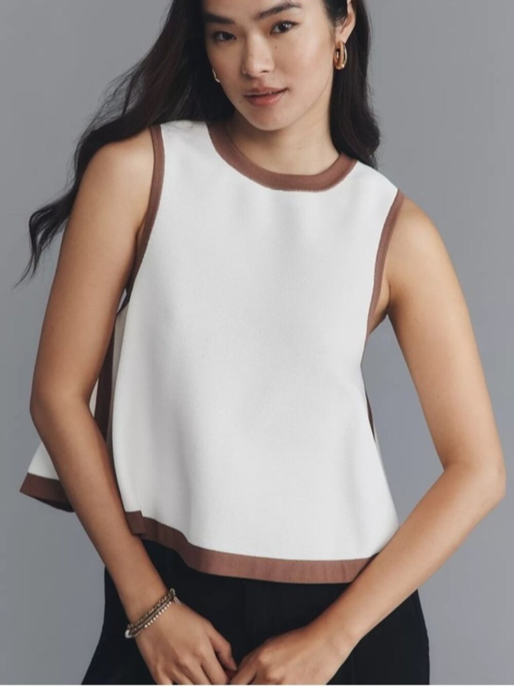 NWT Size XS - Anthropologie Maeve Sleeveless Swing Knit Top (NWT US$ 128)